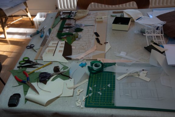 A felt crafters workbench