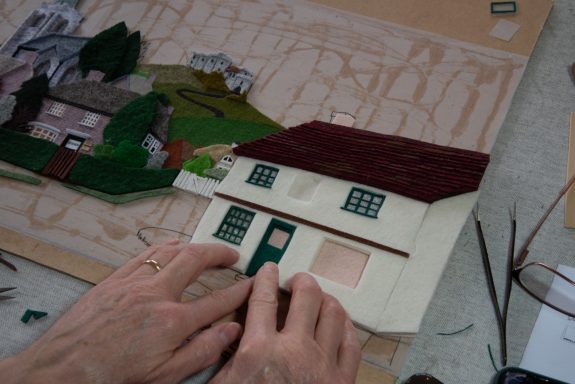 Shop windows & door added