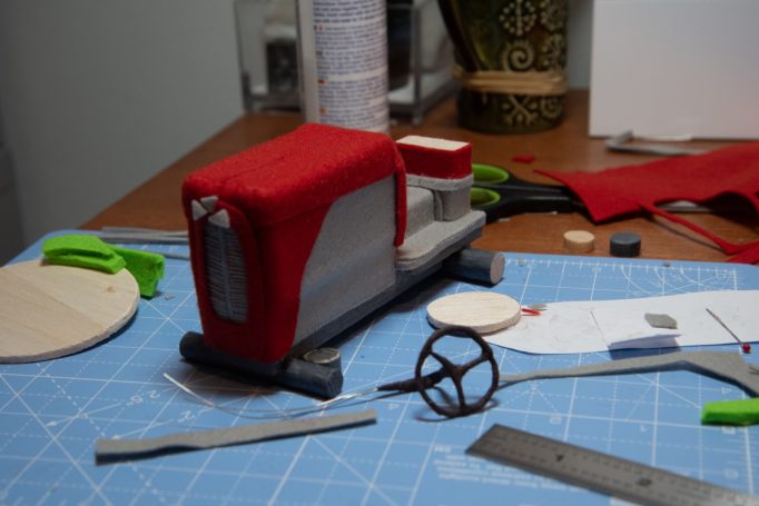 Logo put on above grill